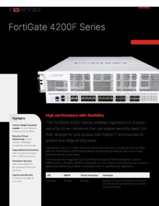 Fortigate 4200f Series Firewall Security Company India