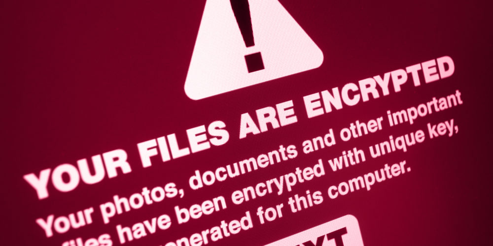 Ransomware - Your Files Are Encrypted on the Screen