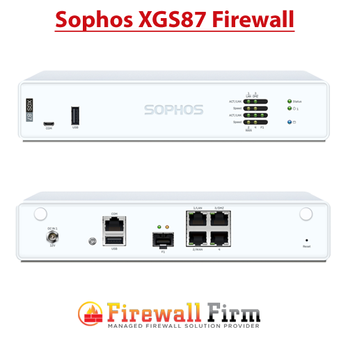 Sophos XGS 87 Firewall With 1 Year  Standard Protection License 