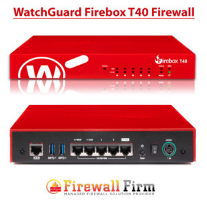 WatchGuard Firebox T40 With 1-Year Total Security Suite - License 