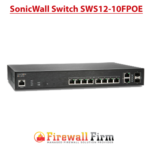 Sonicwall SWS12-10POE Netzwerk-Switch